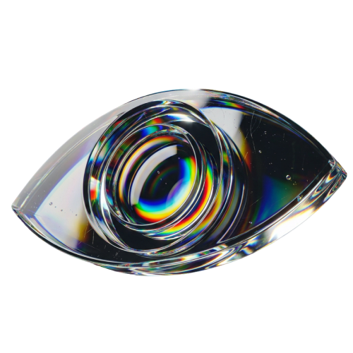 A glass eye, for content moderation
